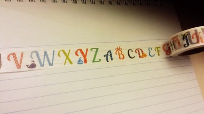 Wild Animals Letter Washi 