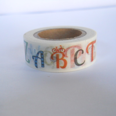 Wild animals letter washi 