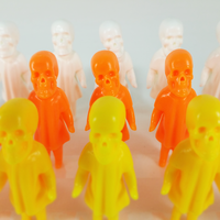 Dead Charlotte - Bootleg Resin Action Figure (Candy Corn Edition) - Thumbnail 2