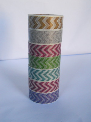 Speckled Chevron Washi