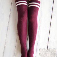Two Stripes Twist Tights - Thumbnail 2