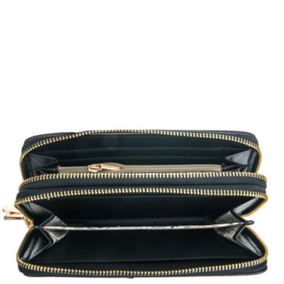 "lorie 2" faux leather striped wallet