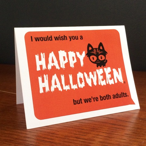 Sarcastic Halloween Card