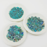 Chrysocolla Ring Dish Turquoise Gemstone Jewelry Dish Tealight Holder - Thumbnail 4