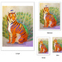 Peacock Tiger Signed Print-1