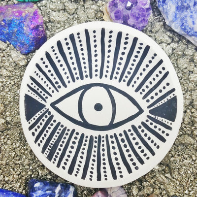 Evil eye ring dish small jewelry dish