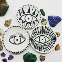 Evil Eye Ring Dish Small Jewelry Dish - Thumbnail 2