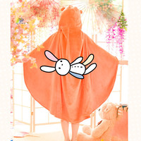Harajuku sheep cartoon house female hamster nest Groundhog shawl jacket - Thumbnail 3