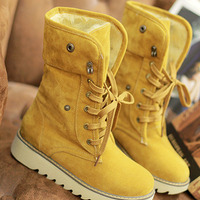 Plus size womens warm snow boots - Thumbnail 1