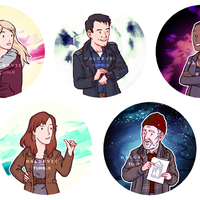 Doctor Who Buttons (RTD Era) - Thumbnail 1