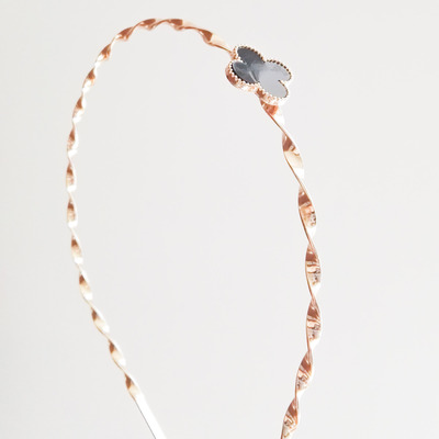 Korean gold clover hairband 