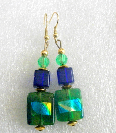 Lampwork Earrings Fiesta