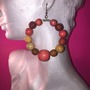 Beaded Hoop Earrings-1