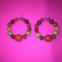 Beaded Hoop Earrings-3