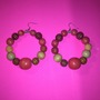 Beaded Hoop Earrings-4