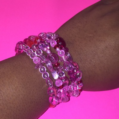 Beaded wraparound bracelet