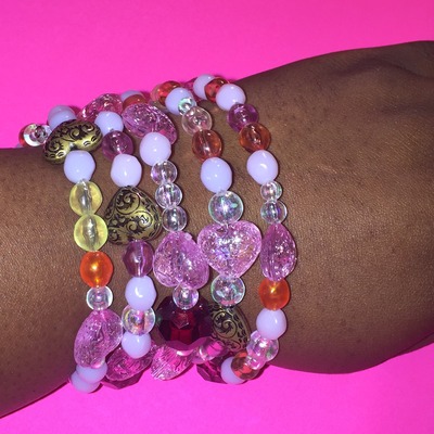 Beaded wraparound bracelet - Thumbnail 3