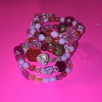 Beaded Wraparound Bracelet - Thumbnail 2