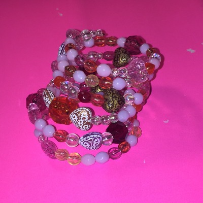 Beaded wraparound bracelet