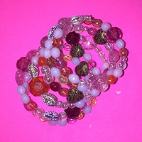 Beaded Wraparound Bracelet - Thumbnail 4