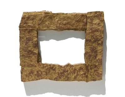 4x6 tan rock picture frame 