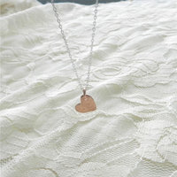 Tiny love necklace in rose gold  - Thumbnail 2