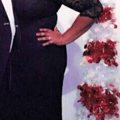 Asos black lace dress