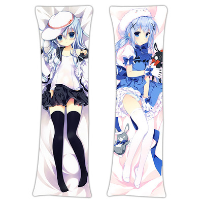 Brand new kantai collection and is the order rabbit anime dakimakura japanese hugging body pillow cover h3030 h3032