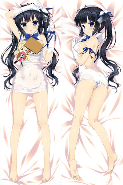 Brand New DanMachi Anime Dakimakura Japanese Hugging Body Pillow Cover H3031