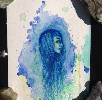 Seafoam Watercolour