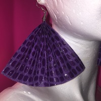 Paper Fan Earrings - Thumbnail 3