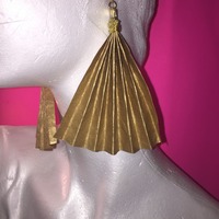Paper Fan Earrings - Thumbnail 2