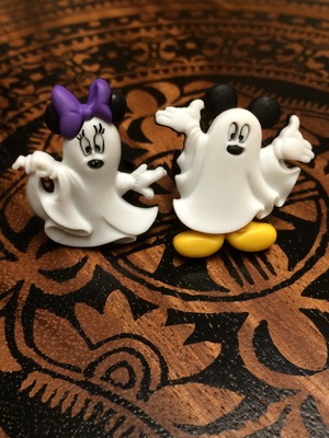 Ghost Mickey or Minnie Adjustable Ring