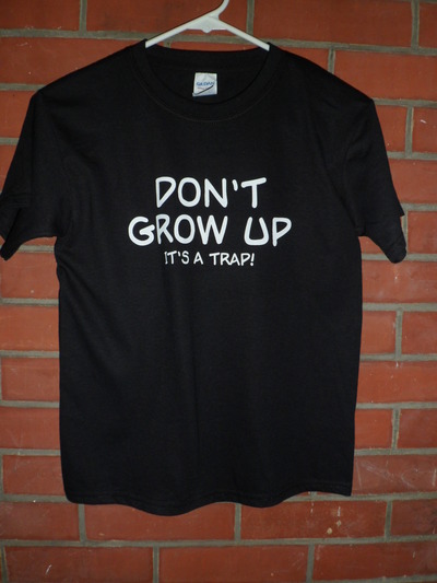 Don't Grow Up (Kids) t-shirt