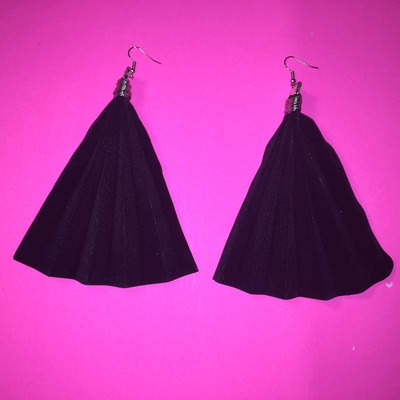 Paper Fan Earrings