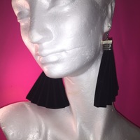 Paper Fan Earrings - Thumbnail 2