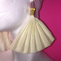 Paper Fan Earrings - Thumbnail 1
