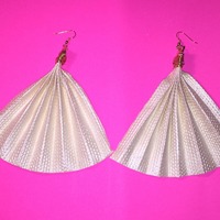 Paper Fan Earrings - Thumbnail 4