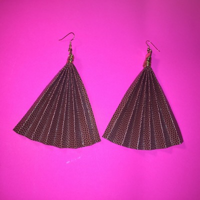 Paper Fan Earrings