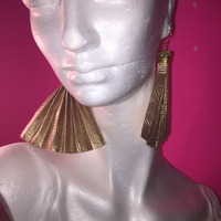 Paper Fan Earrings - Thumbnail 1