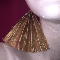 Paper Fan Earrings - Thumbnail 2