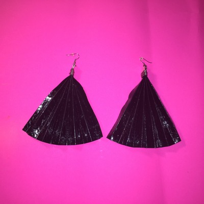 Paper Fan Earrings