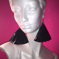 Paper Fan Earrings - Thumbnail 1