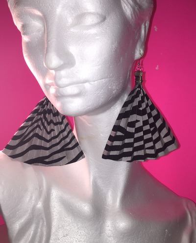 Paper Fan Earrings
