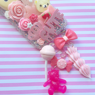 Kawaii bear phone charm