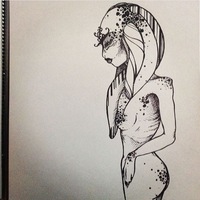 Ink Alien Woman - Thumbnail 1