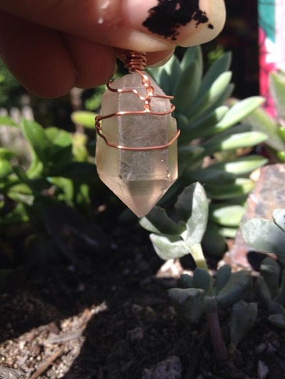 Matte Smoky Quartz Point