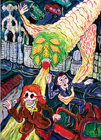 Lazer Wurm - Illustration