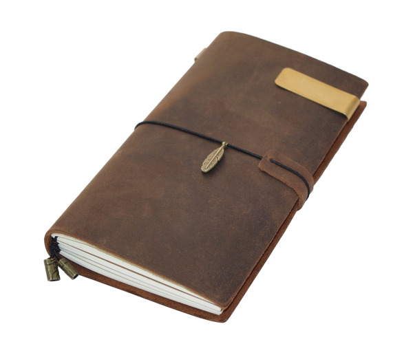 Kairtco Handmade Refillable Vintage Leather Cover Journal 7x5 Inch Notebook Travel Journal 