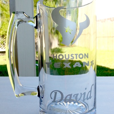 Houston texans beer mug